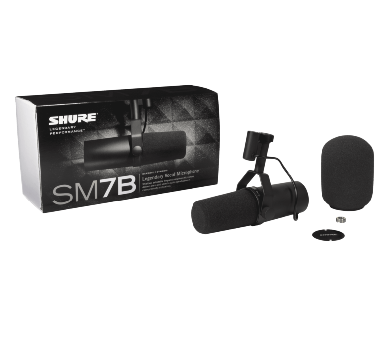 Shure SM7B with box