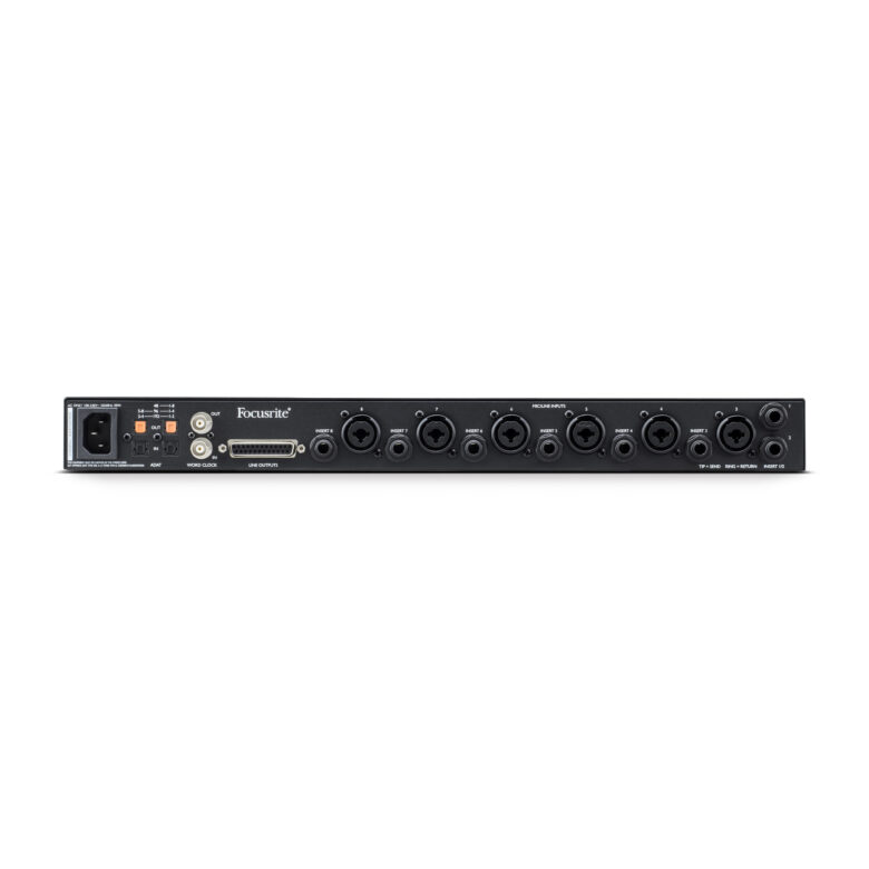 Focusrite Clarett+ OctoPre rear