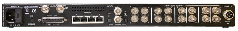 DXD-16 Universal Clock Rear Panel