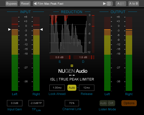 Nugen Audio ISL ST Limiter