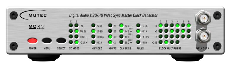 Mutec MC3.2 Digital Audio and Video Sync Reference Master Clock