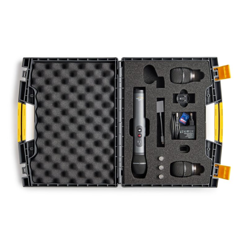 Yellowtec YT5150 hard case for iXm open with iXm and accessories