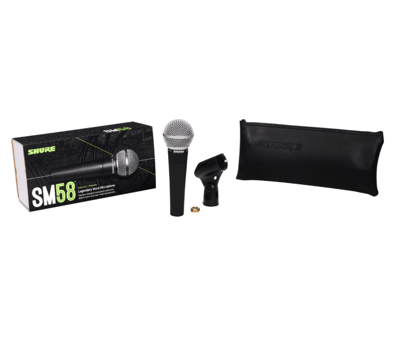Shure SM58 with box